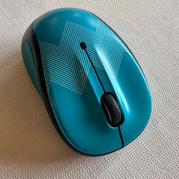 4/$16 📚 Logitech M325c Wireless Optical Mouse Teal Zigzag - Picture 5 of 11